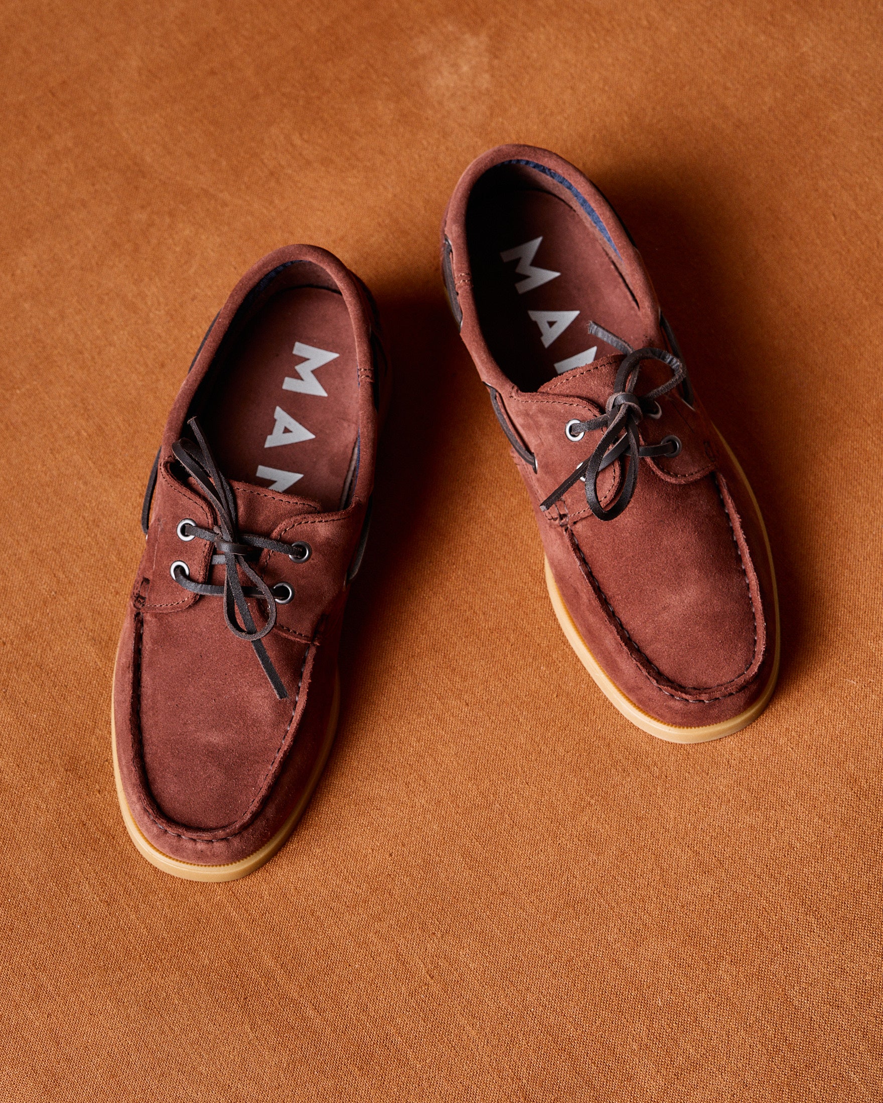 Suede Boat-Shoes - R90KM - Hamptons - Sienna - Image 5