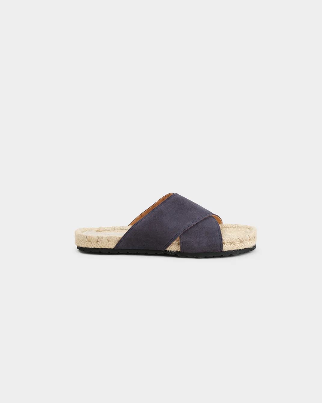 Suede Crossed Bands Sandals - K16DX - Hamptons Patriot Blue