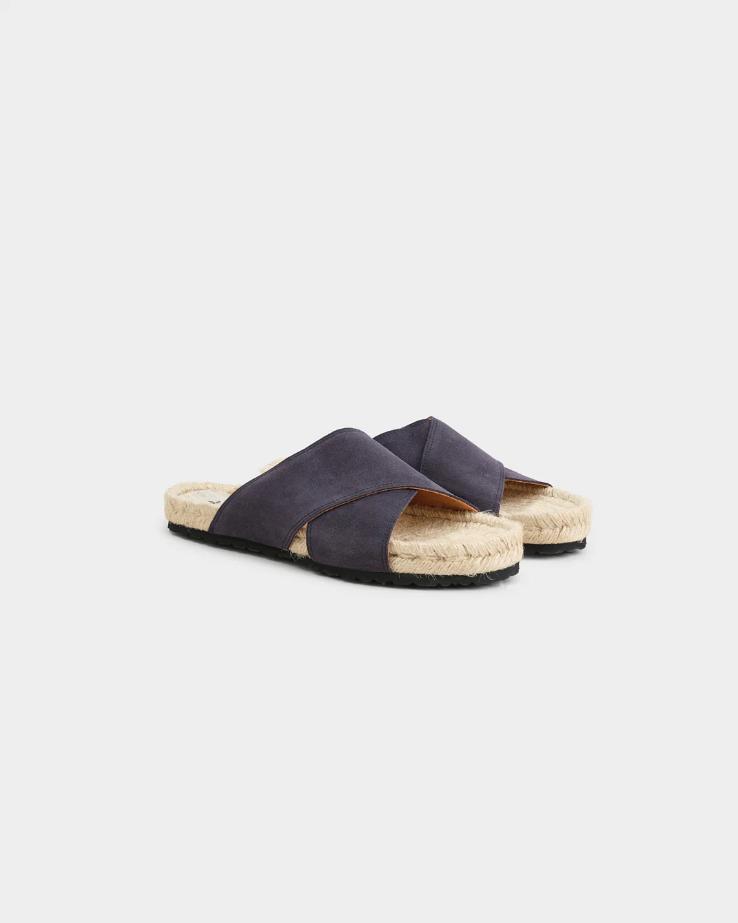 Suede Crossed Bands Sandals - K16DX - Hamptons Patriot Blue - Image 3