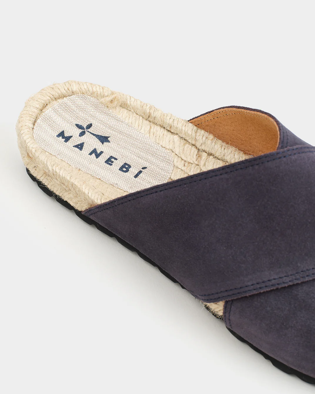 Suede Crossed Bands Sandals - K16DX - Hamptons Patriot Blue - Image 4