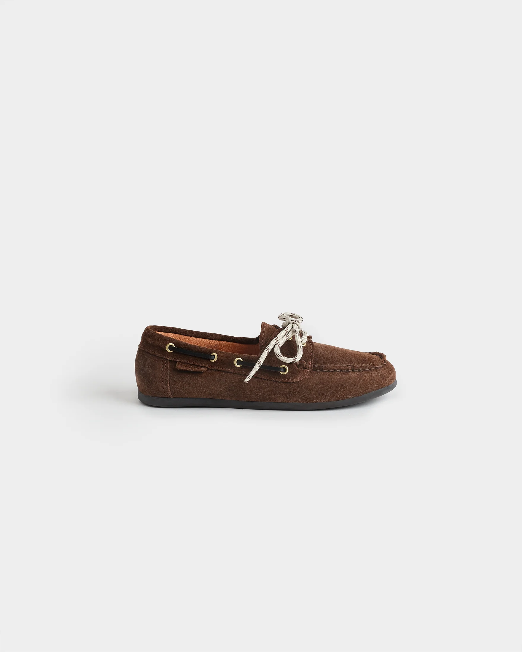Suede Deck Shoes - R57RU - Hamptons - Cocoa