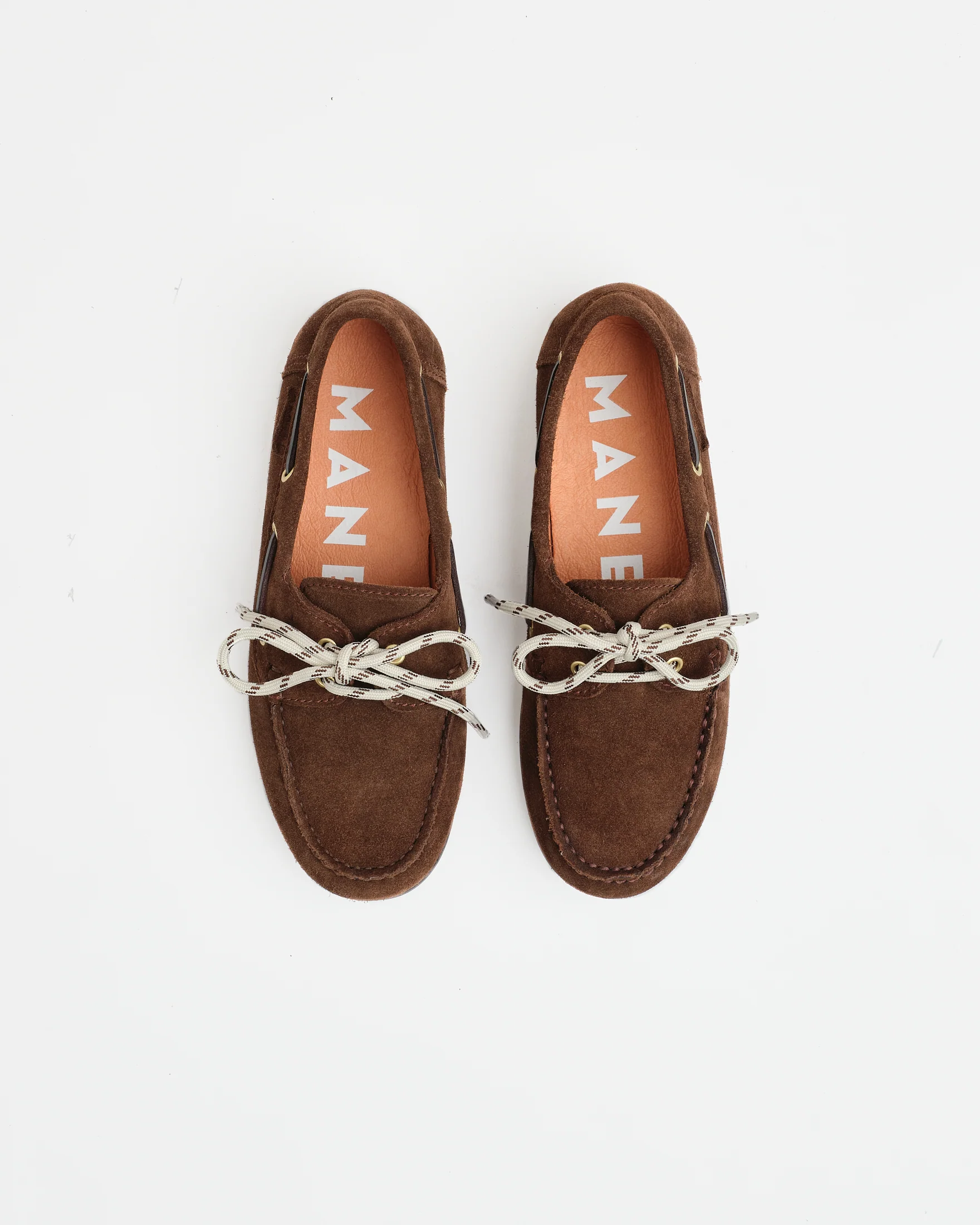 Suede Deck Shoes - R57RU - Hamptons - Cocoa - Image 2
