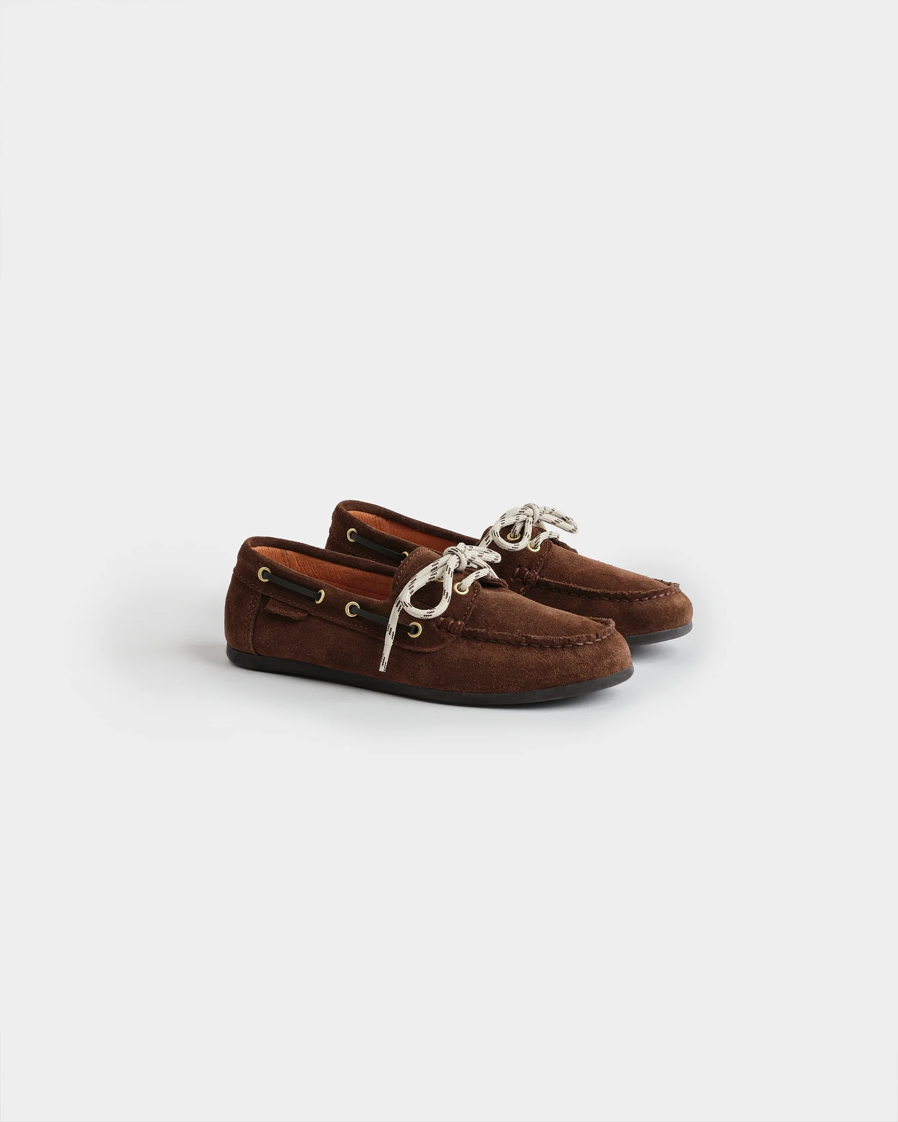 Suede Deck Shoes - R57RU - Hamptons - Cocoa - Image 5