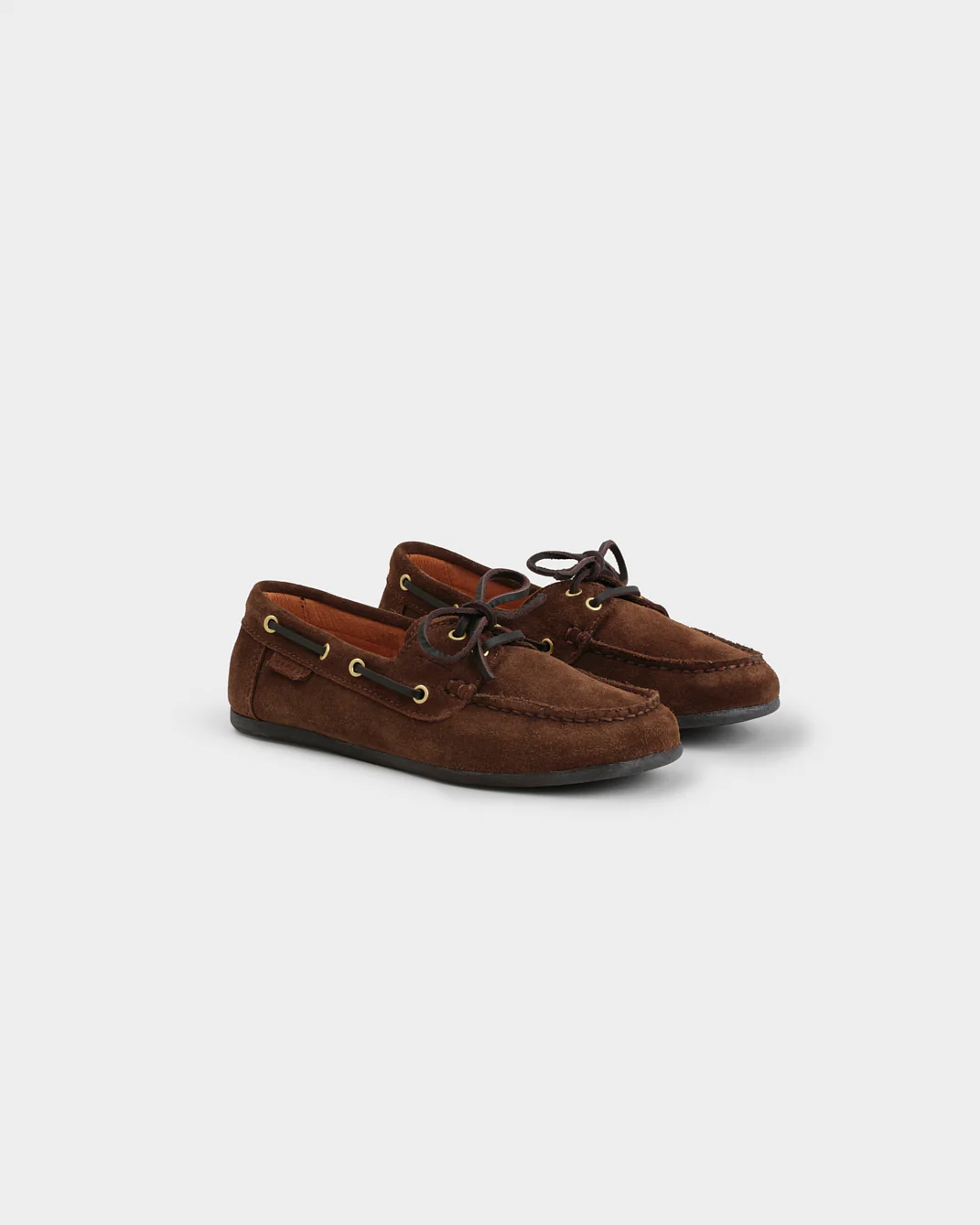 Suede Deck Shoes - R57RU - Hamptons - Cocoa - Image 6