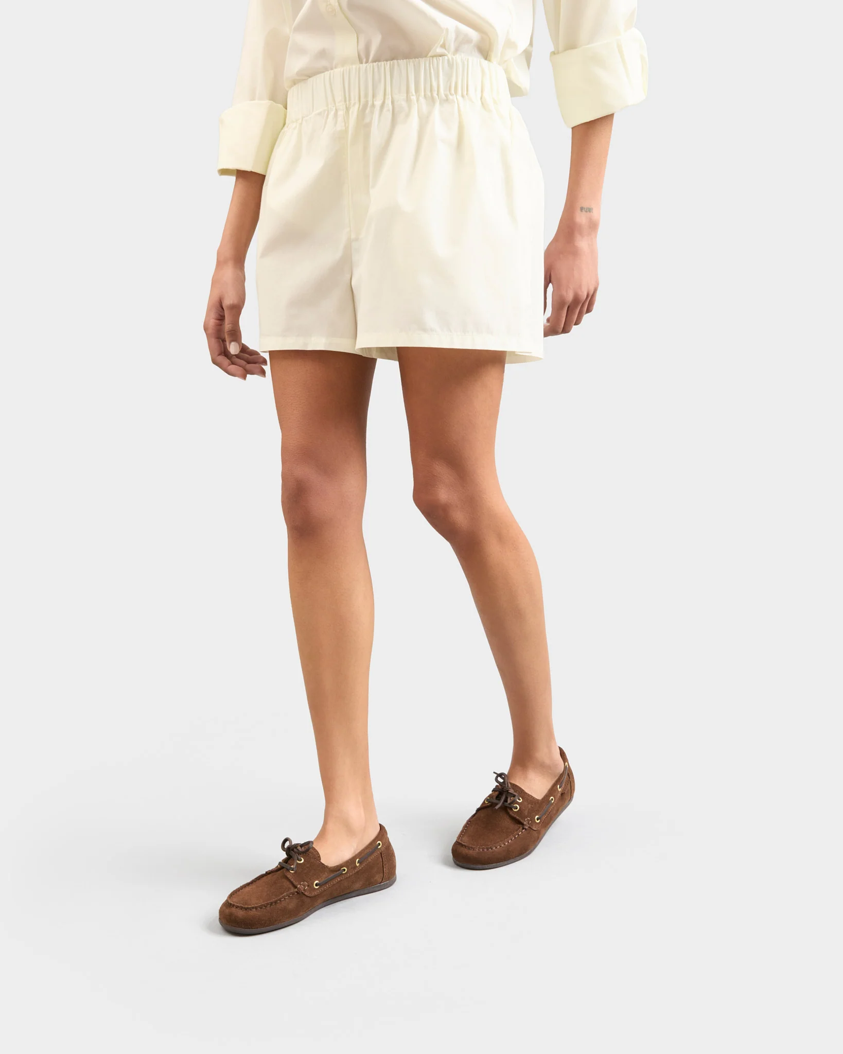 Suede Deck Shoes - R57RU - Hamptons - Cocoa - Image 9