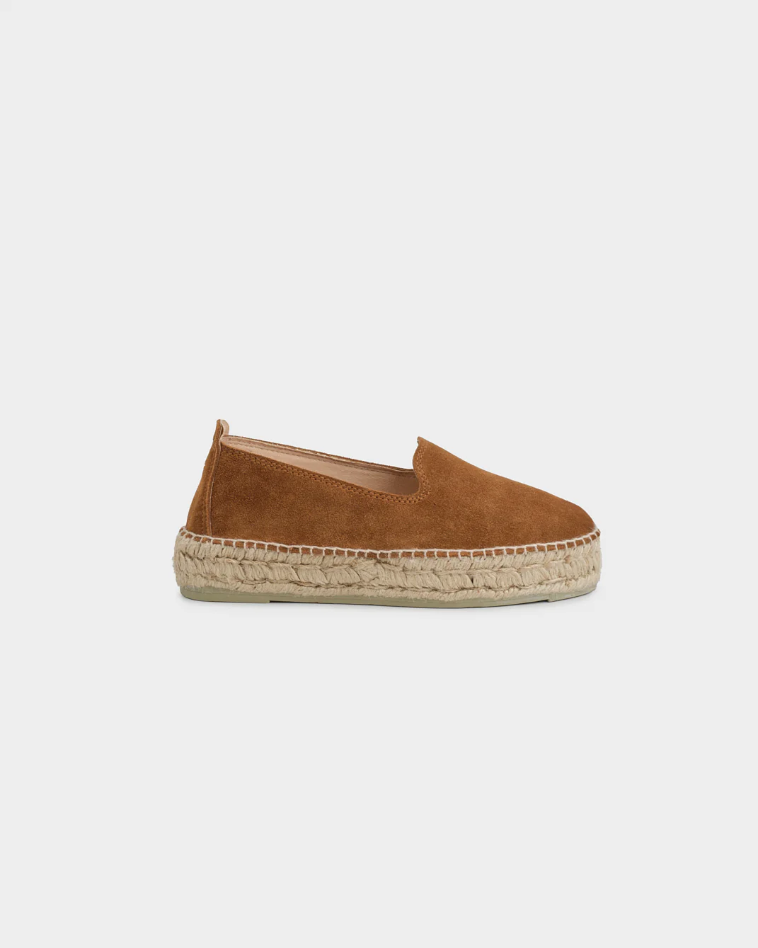 Suede Double Sole Espadrilles - X00D0 - Hamptons - Almond