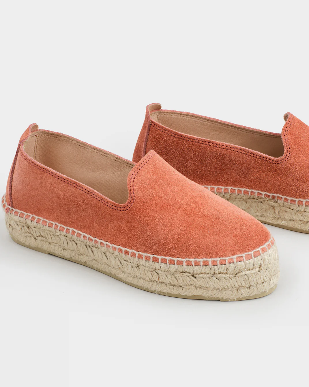 Suede Double Sole Espadrilles - R70D0 - Hamptons Terracotta - Image 4