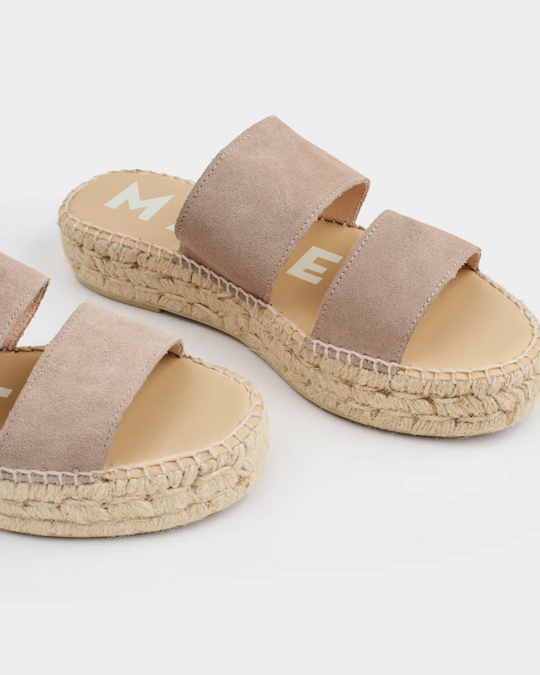 Suede Double Sole|Two Bands Sandals - K19JB - Hamptons Coco Brown - Image 4