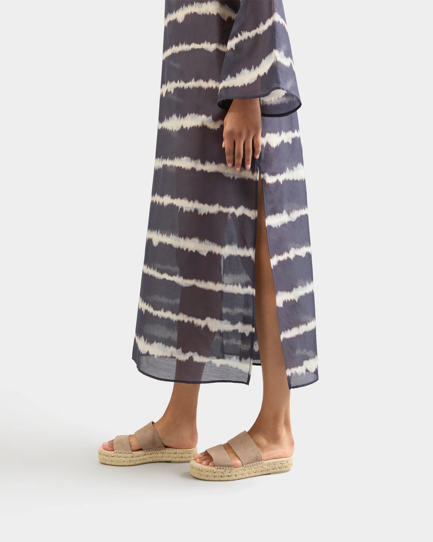 Suede Double Sole|Two Bands Sandals - K19JB - Hamptons Coco Brown - Image 5