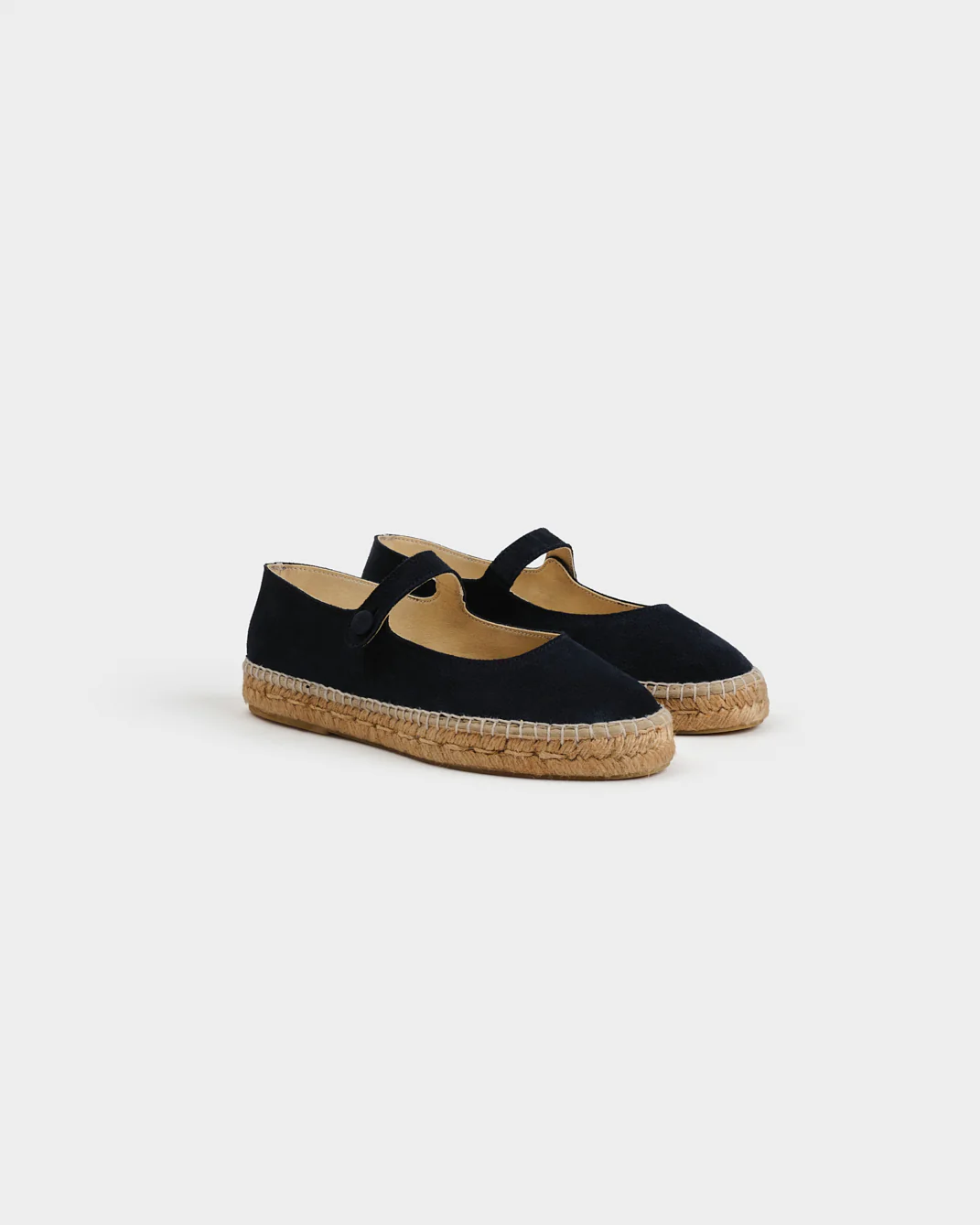 Suede Mary Jane Espadrilles - K15BP - Hamptons Patriot Blue - Image 3