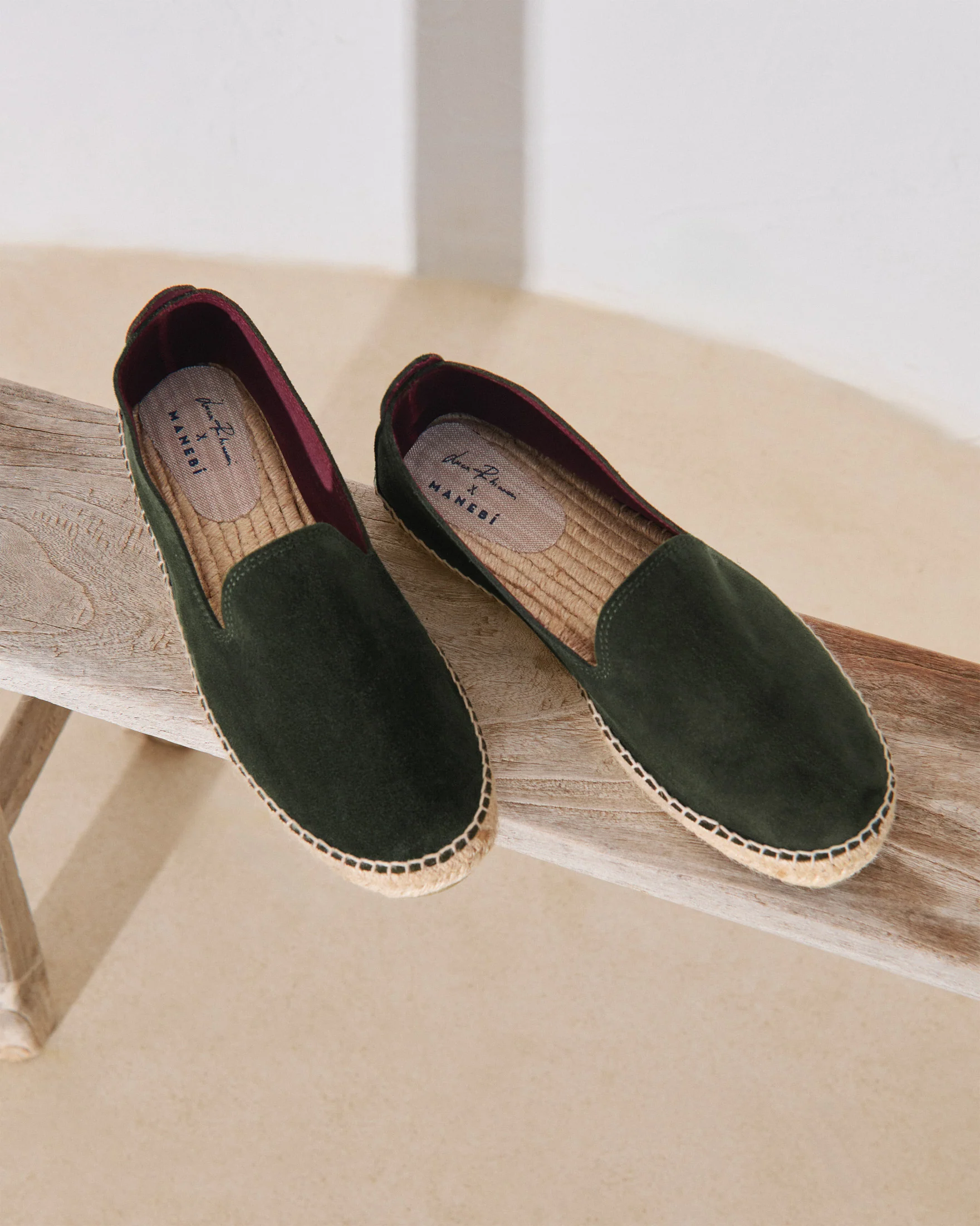 Tangana Suede Espadrilles - Q75C0 - Luca Rubinacci x Manebí Forest Green - Image 5