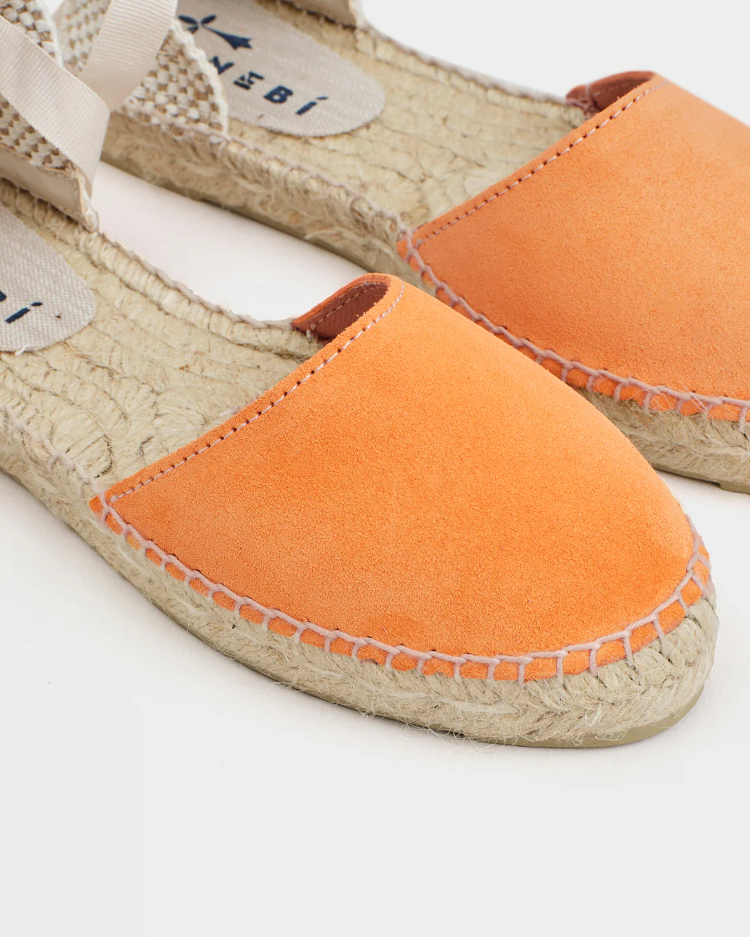 Suede Flat Valenciana Espadrilles - R78P0 - Hamptons Island Peach - Image 4