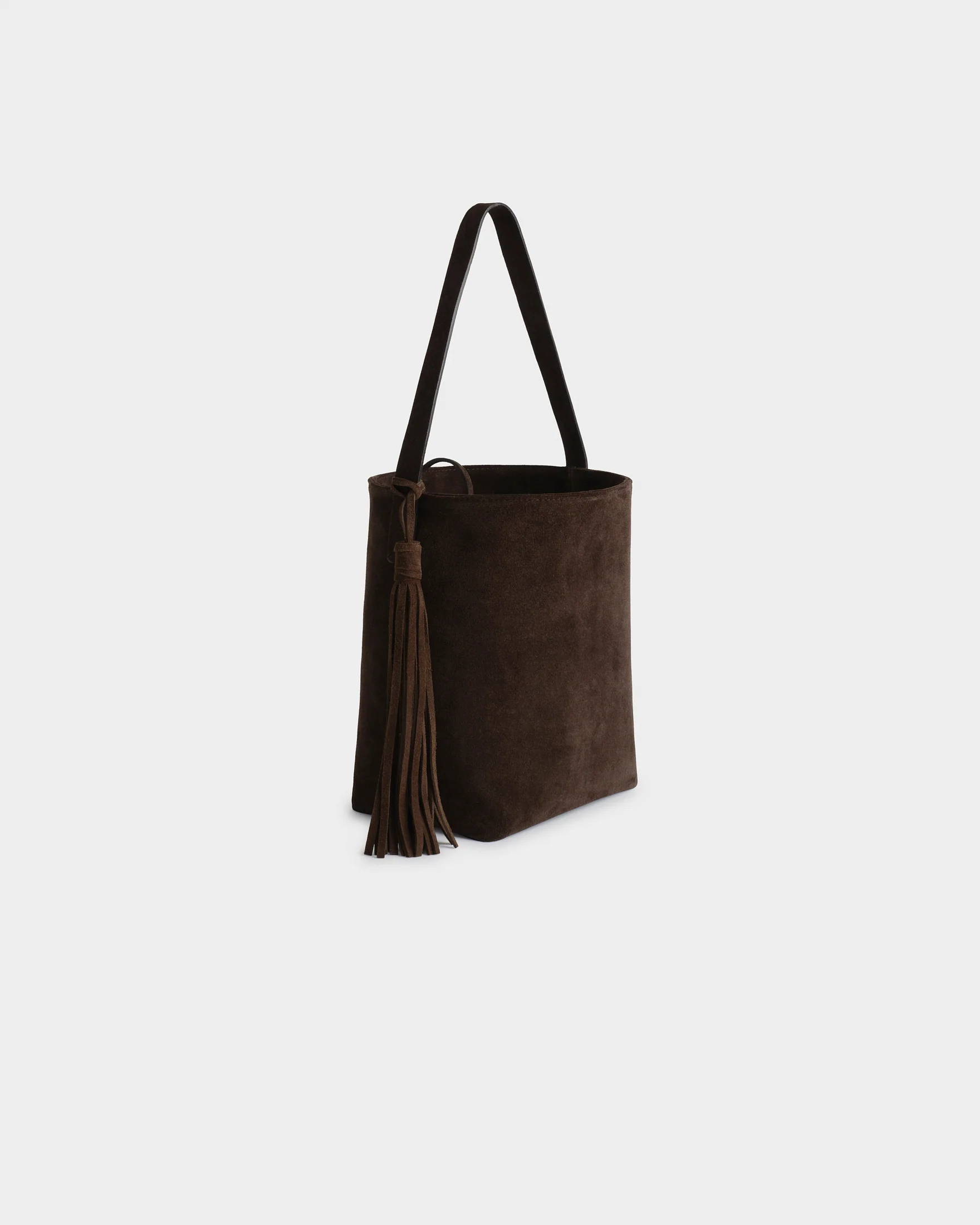 Suede Leather Charles Bucket - L17QR - Alex Rivière Studio x Manebí Dark Brown - Image 2