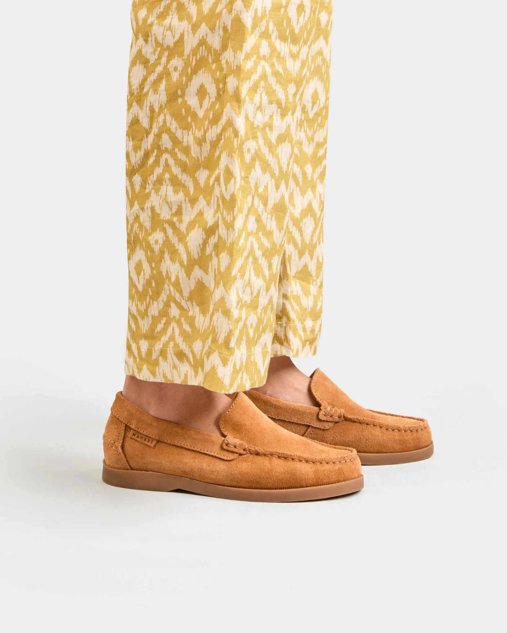 Suede Moccasin Loafers - R39XS - Hamptons - Cuero - Image 2