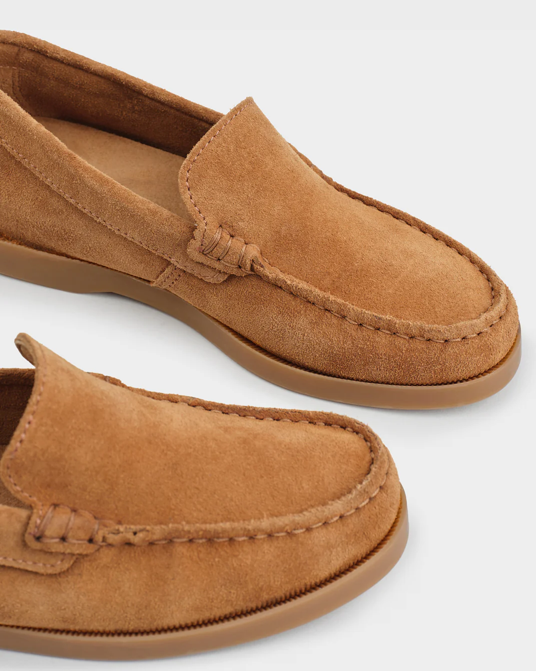 Suede Moccasin Loafers - R39XS - Hamptons - Cuero - Image 4