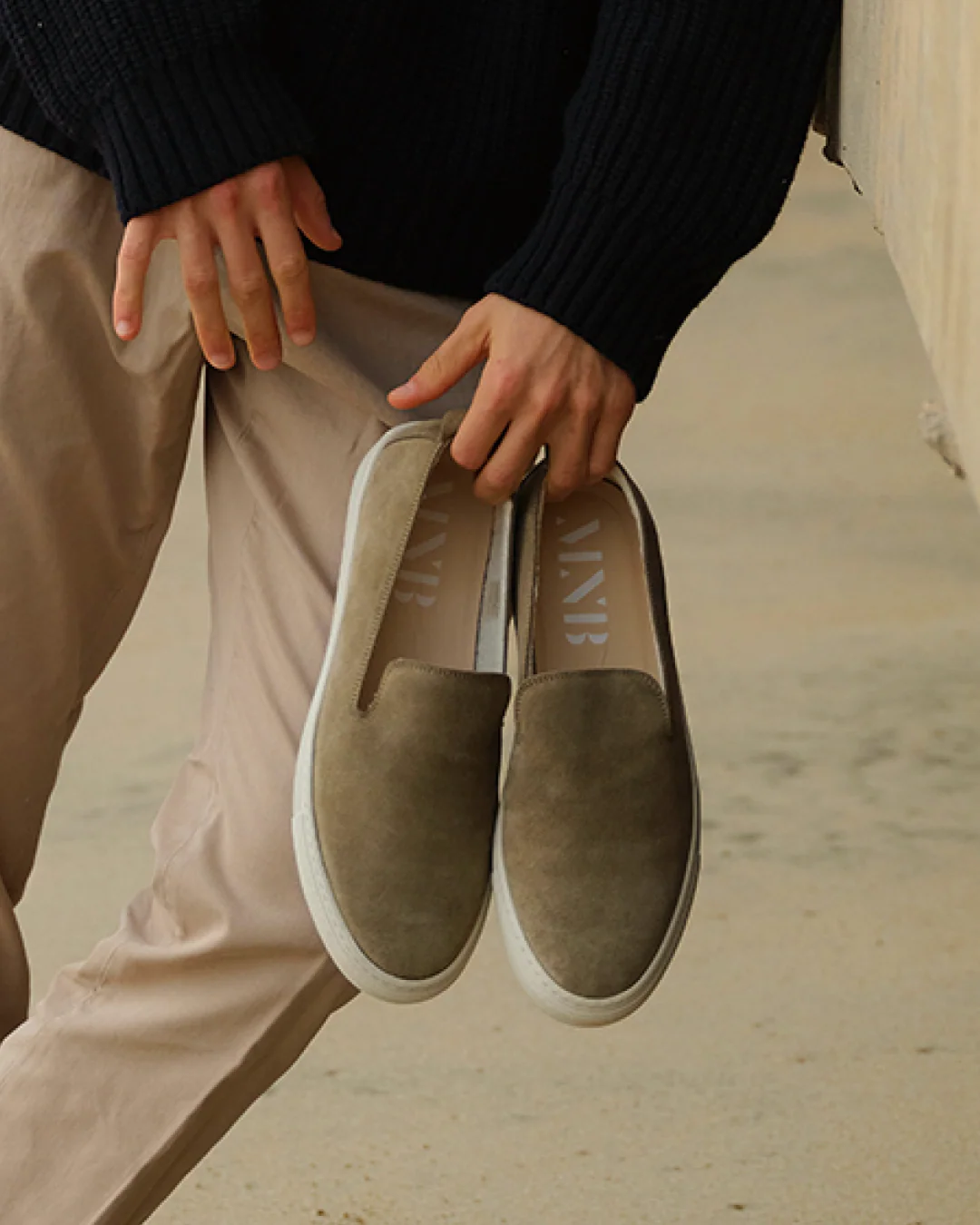 Suede Slip-On - R44SP - Hamptons Forest
