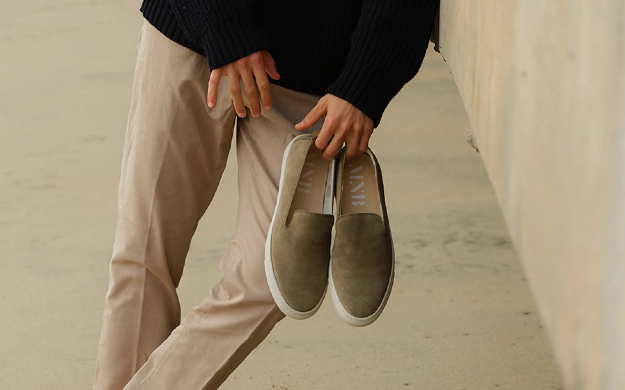 Suede Slip-On - R44SP - Hamptons Forest - Image 7