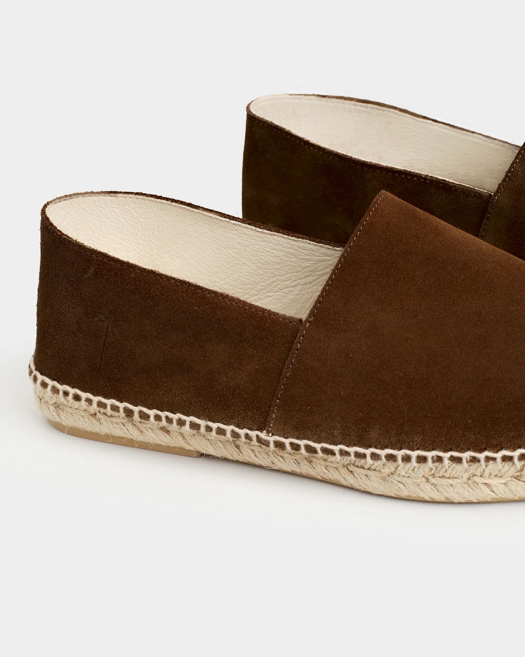 Suede Squared Toe Espadrilles - R57CQ - Hamptons Cocoa - Image 4