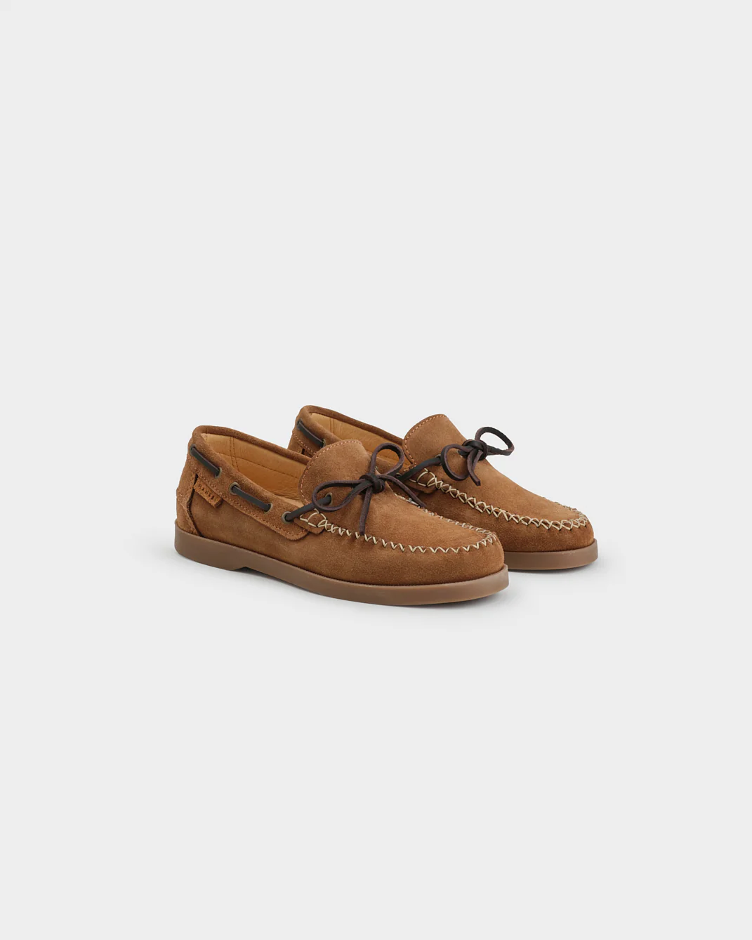 Suede Stitching Moccasins - R84RV - Hamptons - Almond - Image 3