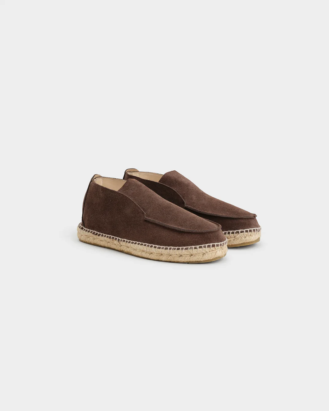 Suede Traveler Ankle Boot Espadrilles - R57LH - Hamptons Cocoa - Image 3