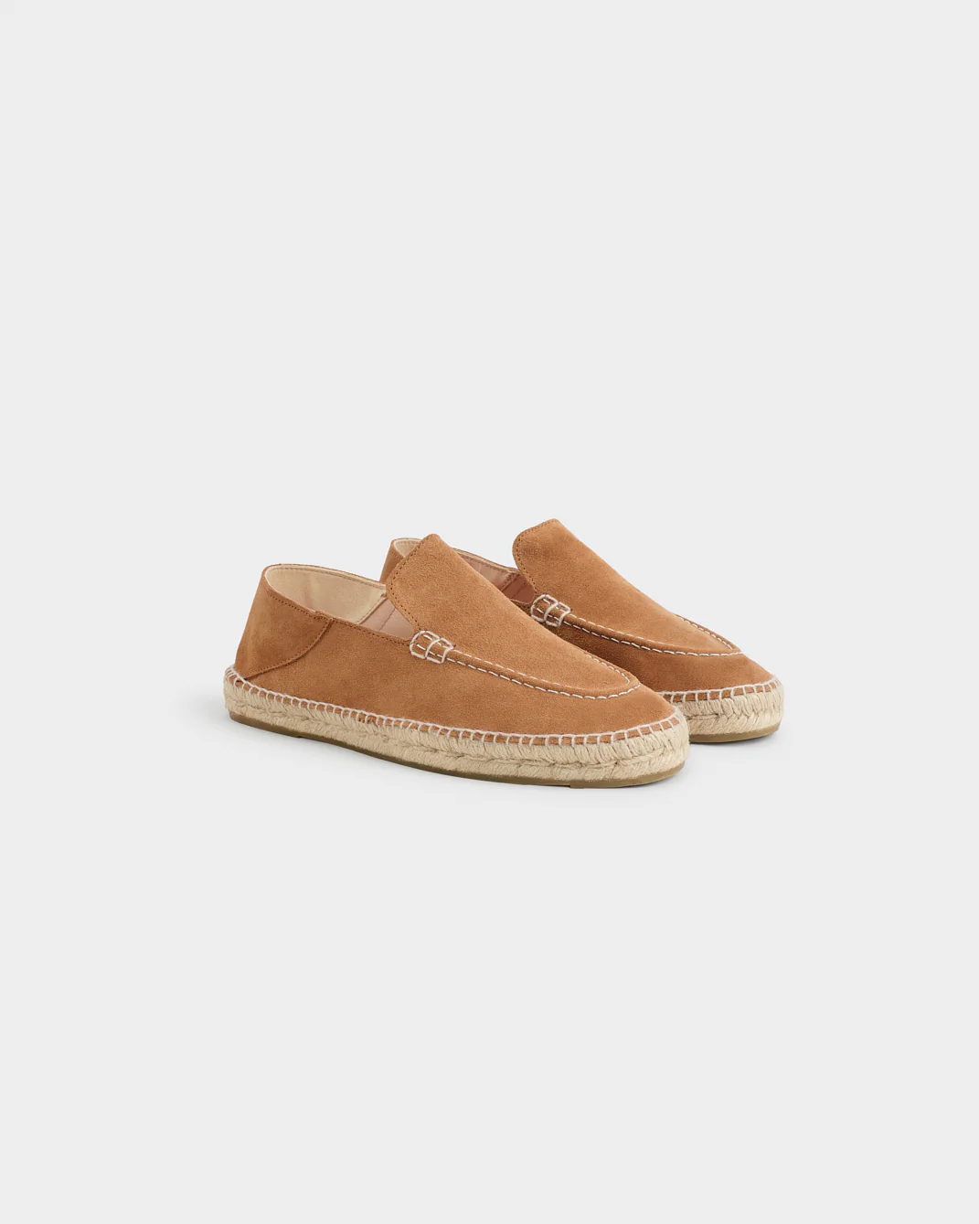 Suede Traveler Loafers Espadrilles - R45LT - Hamptons Brown Sugar - Image 3