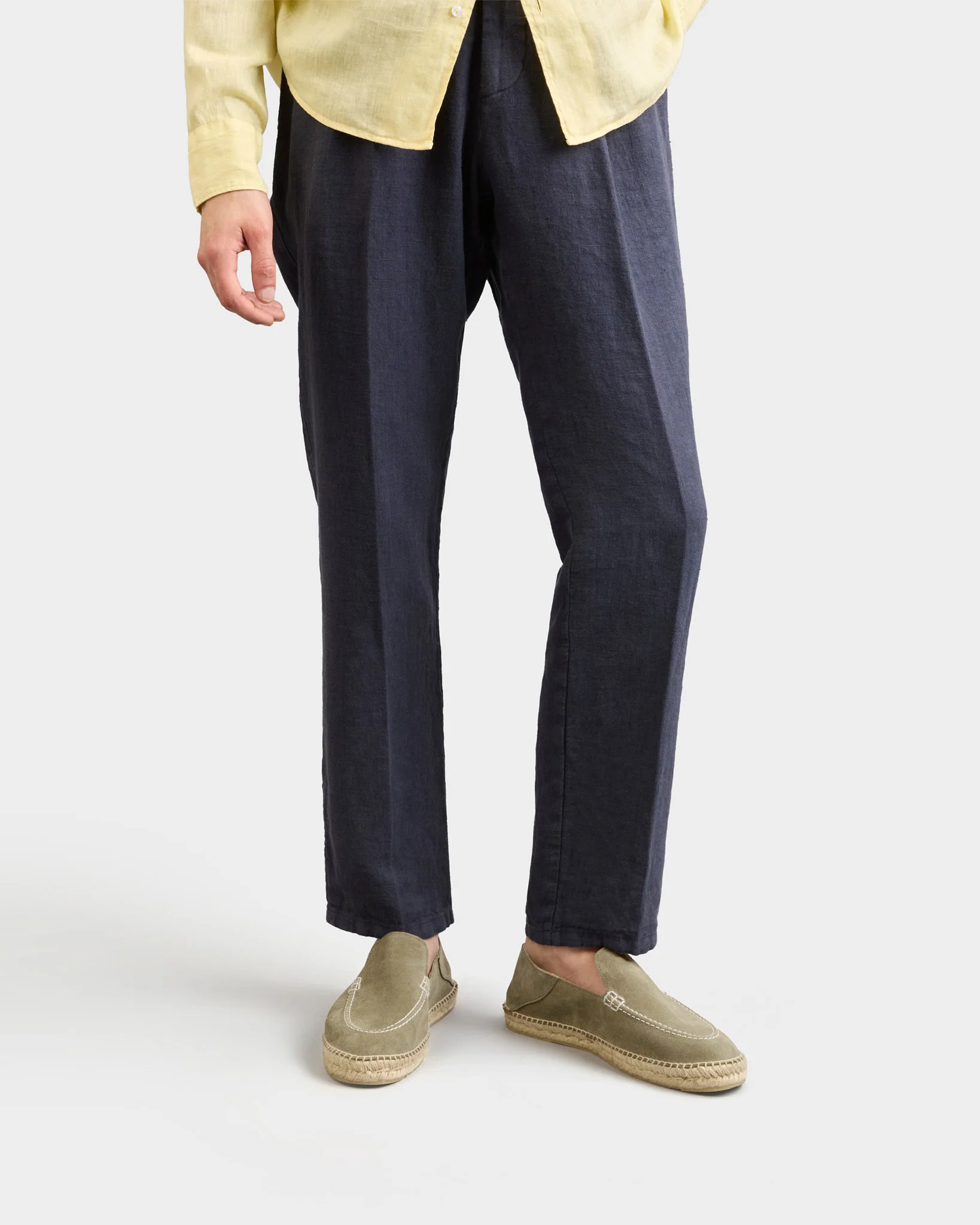 Suede Traveler Loafers Espadrilles - R44LT - Hamptons Forest - Image 5