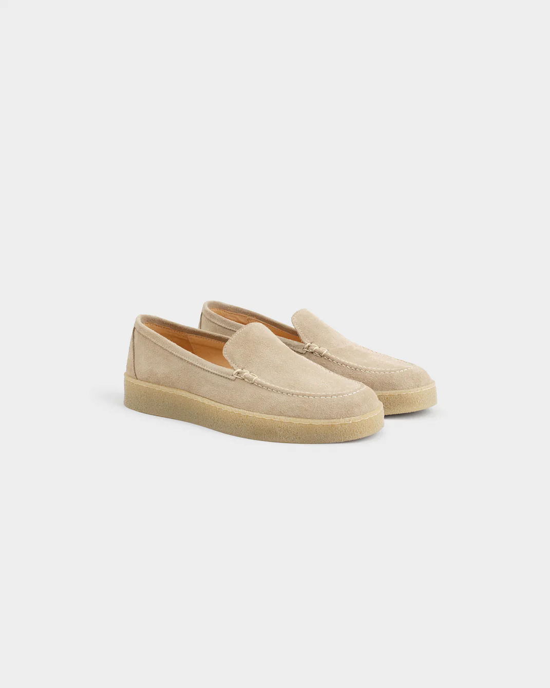 Suede Traveler Loafers - W19LU - Hamptons - Vintage Taupe - Image 3