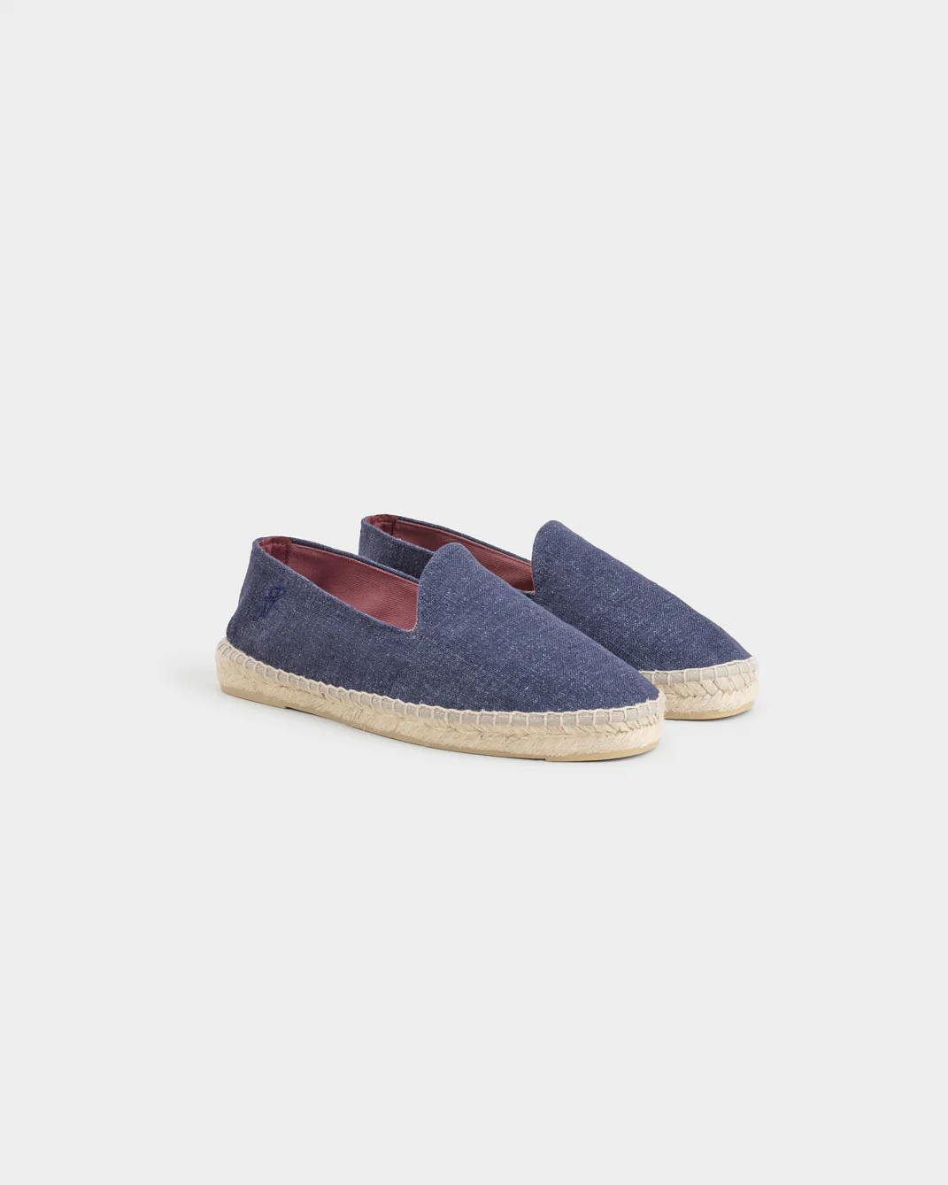 Tangana Linen Espadrilles - X31C0 - Luca Rubinacci X Manebí - Navy Blue - Image 3
