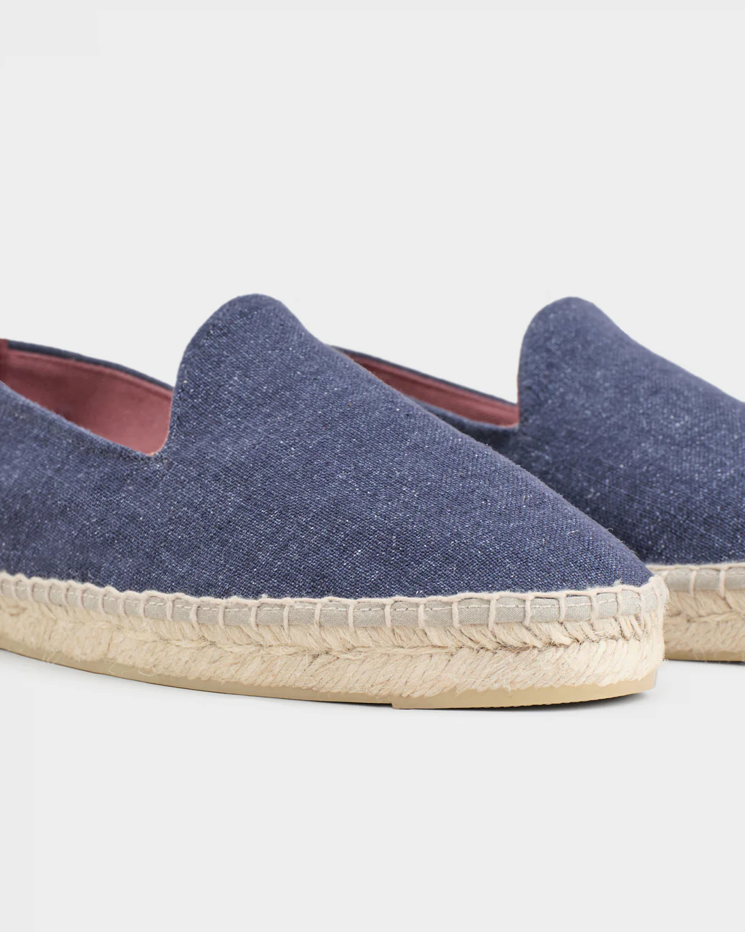 Tangana Linen Espadrilles - X31C0 - Luca Rubinacci X Manebí - Navy Blue - Image 4