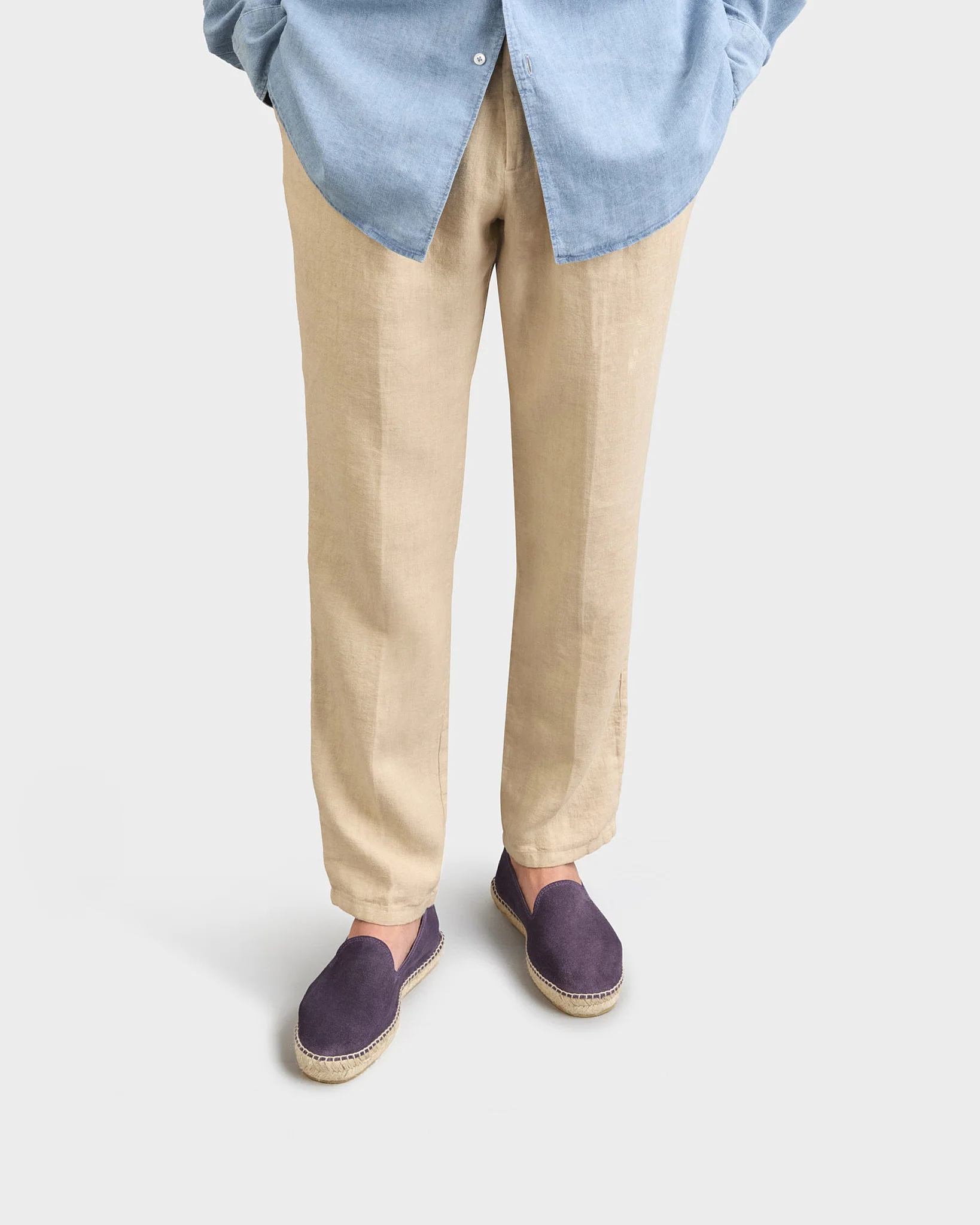 Tangana Suede Espadrilles - X23C0 - Luca Rubinacci X Manebí - Imperial Plum - Image 5