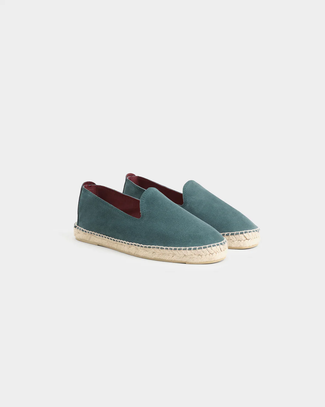 Tangana Suede Espadrilles - X22C0 - Luca Rubinacci X ManebĂ - Mediterranean Moss - Image 3
