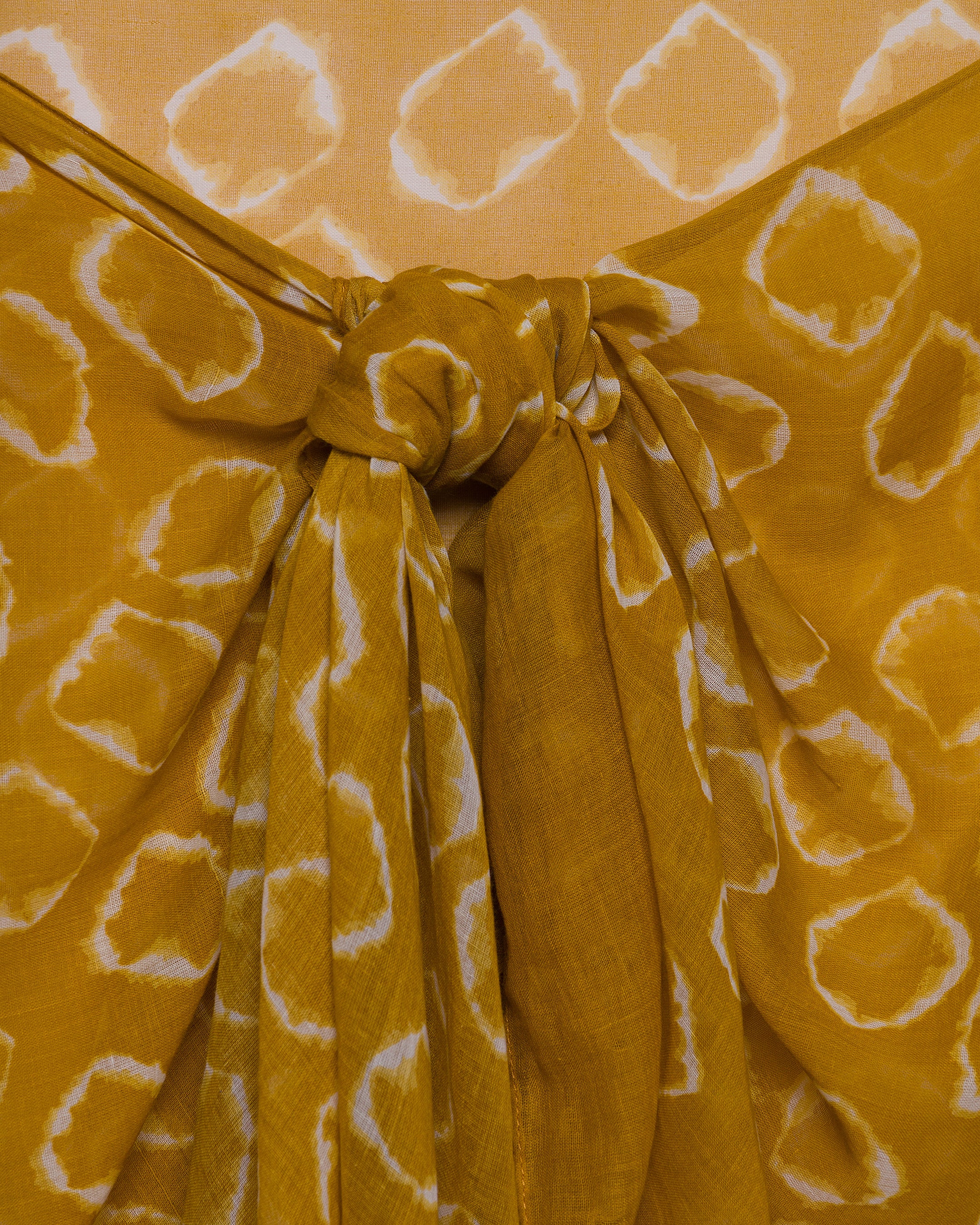 Tie Dye Ikat Arielle Sarong - C98CG - Golden Ochre - Image 3