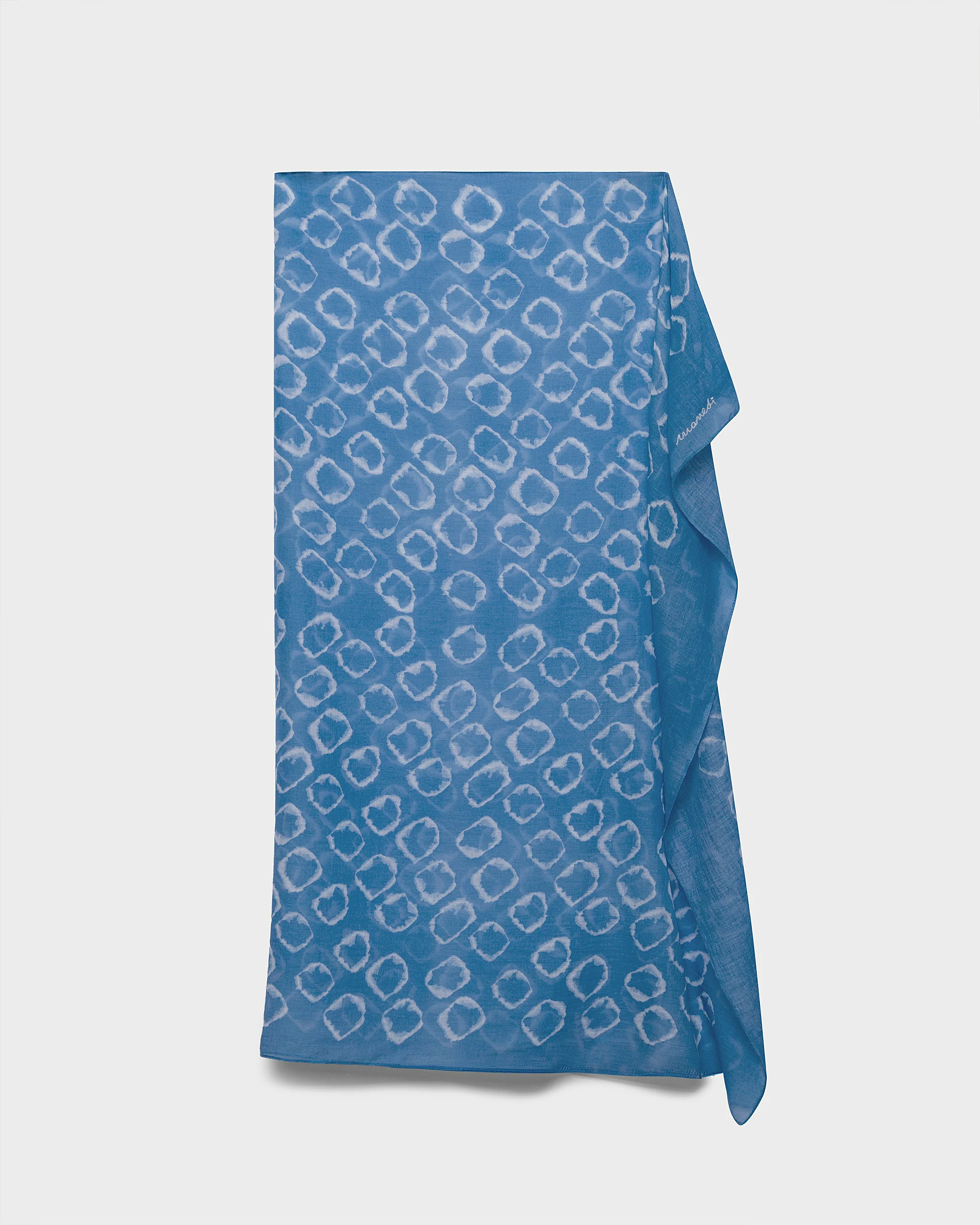 Tie Dye Ikat Calypso Sarong - C01IZ - Indigo - Image 6