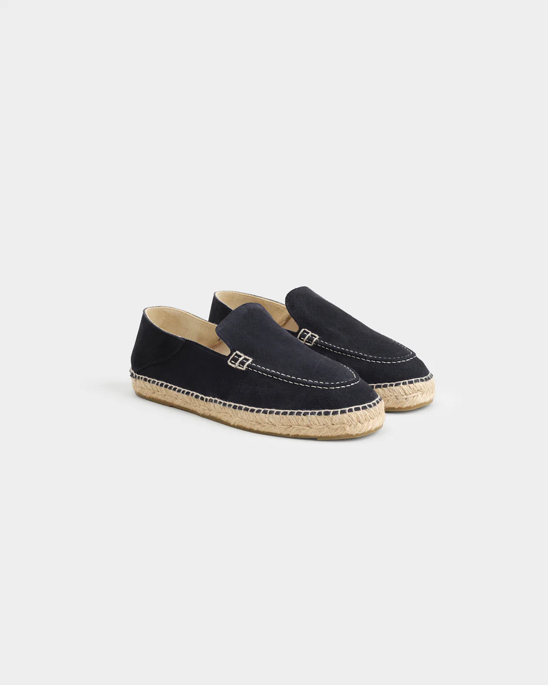 Suede Traveler Loafers Espadrilles - K15LT - Hamptons Patriot Blue - Image 3