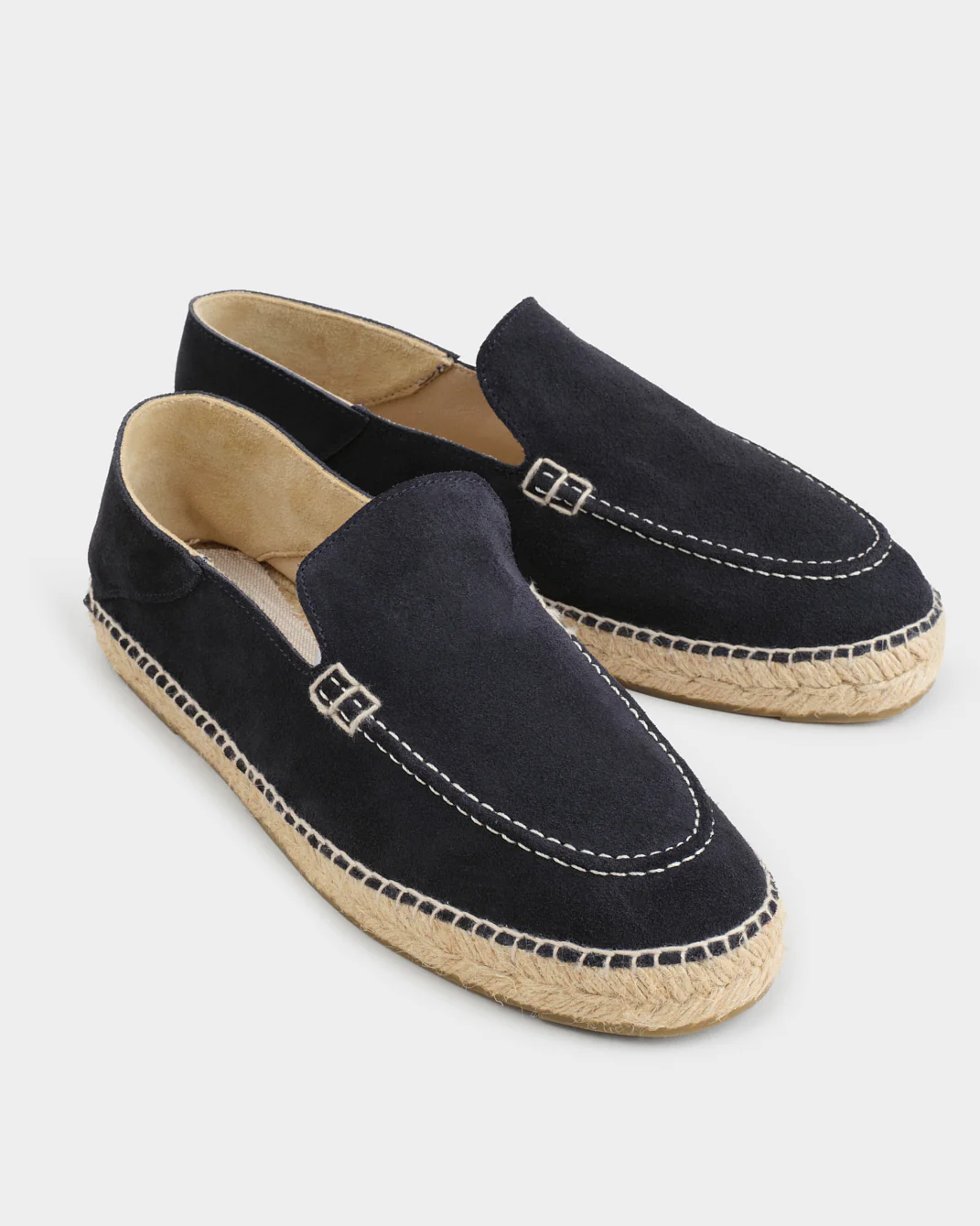 Suede Traveler Loafers Espadrilles - K15LT - Hamptons Patriot Blue - Image 4