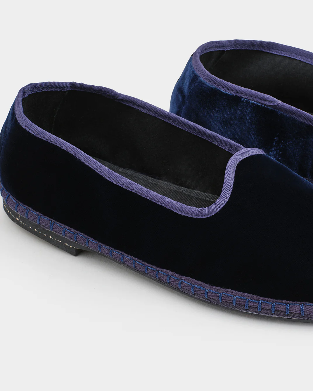 Velvet Venetian Slippers - Z81VM - Monaco - Navy Blue - Image 3