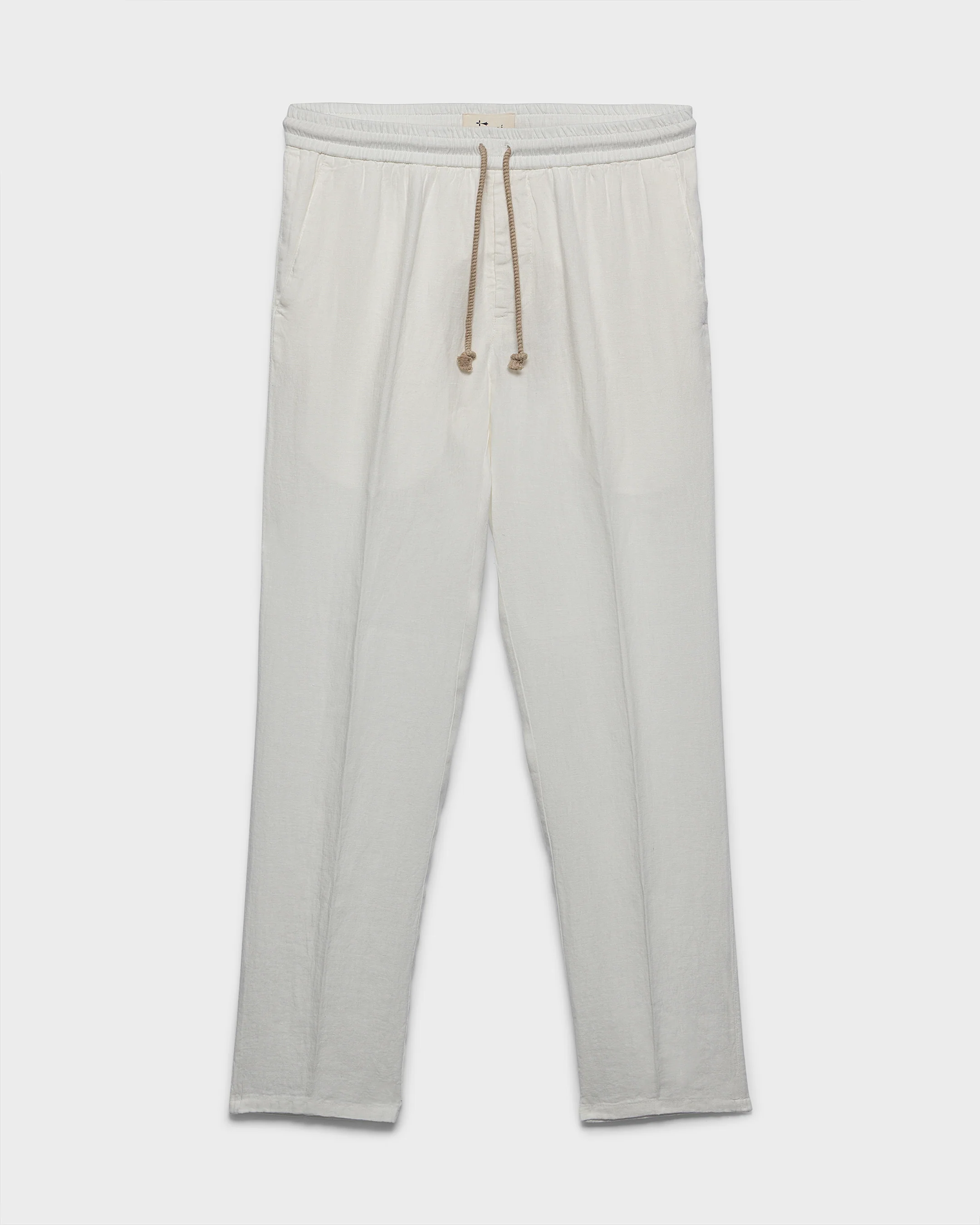Washed Linen Venice Trousers - M51VE - Off White - Image 5