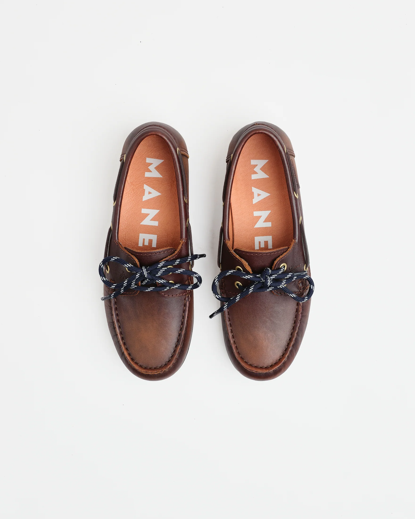 Vintage Leather Deck Shoes - W35RU - Canyon - Brown - Image 4