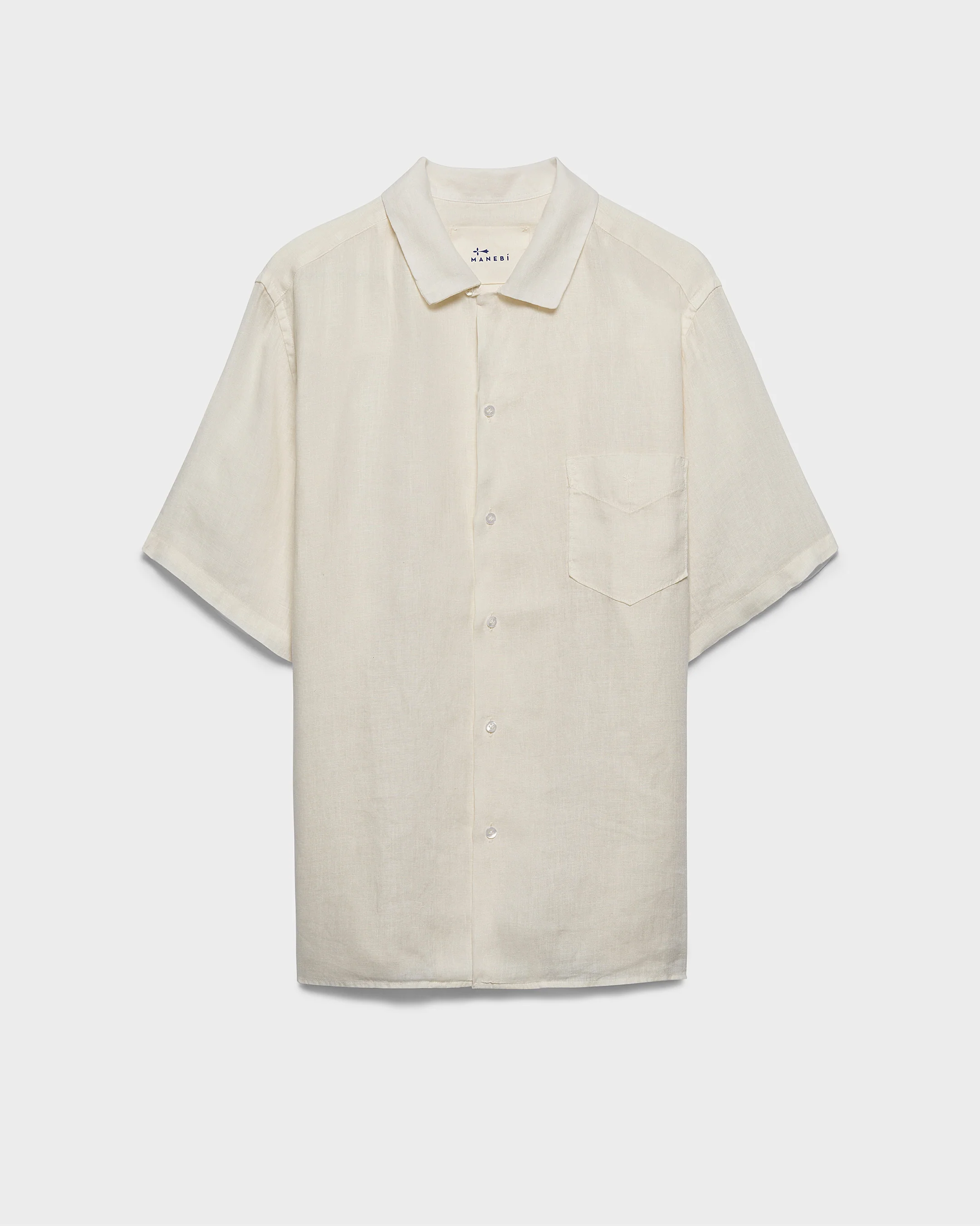 Washed Linen Havana Camp-Collar Shirt - L16HA - Eggnogg - Image 5
