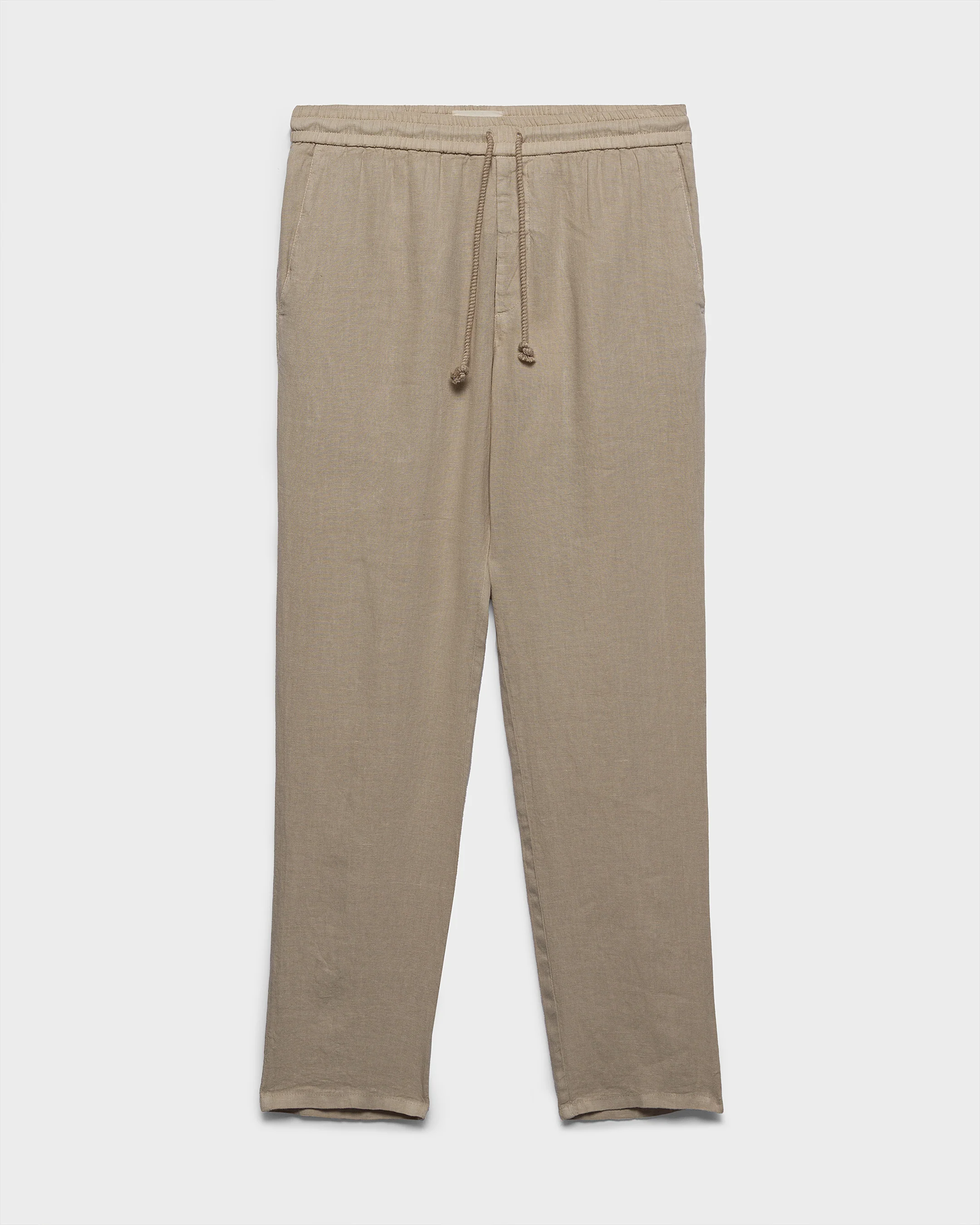 Washed Linen Venice Trousers - K31VE - Kaki Beige - Image 6