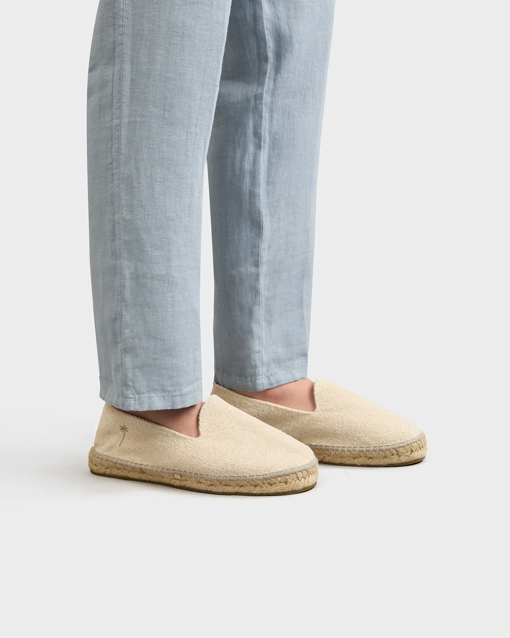Coarse Woven Canvas Espadrilles - G50C0 - Yucatán Natural - Image 2
